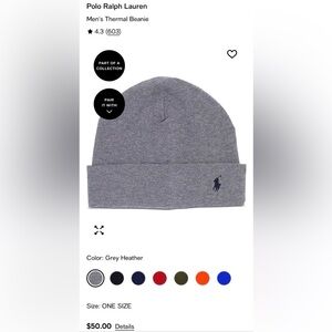 Polo Ralph Lauren thermal beanie